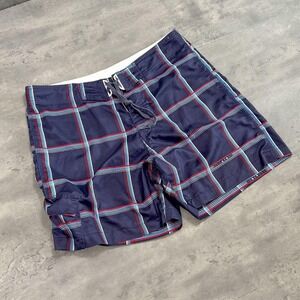 00's Billabong Plaid Check Cord Stripped cargo Baggy Relax Wide Board Short's